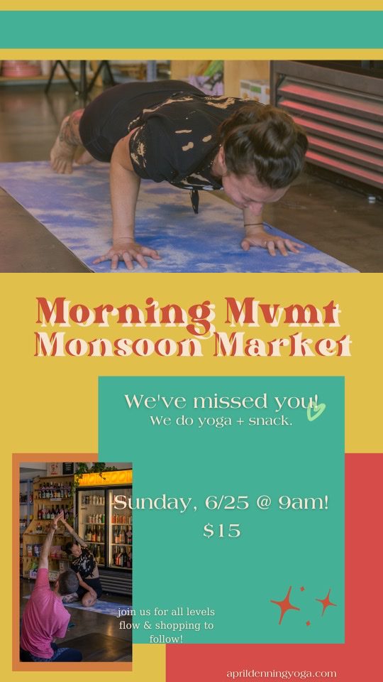 Yoga with April Sunday June 25th 9am