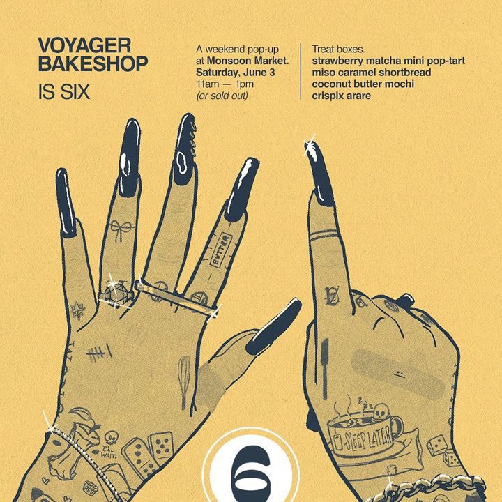 Voyager Bakeshop Saturday June 3rd