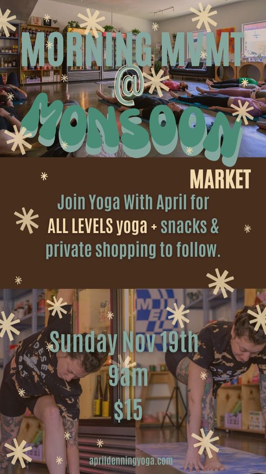 Yoga at Monsoon Market | Central Phoenix Nov. 2023