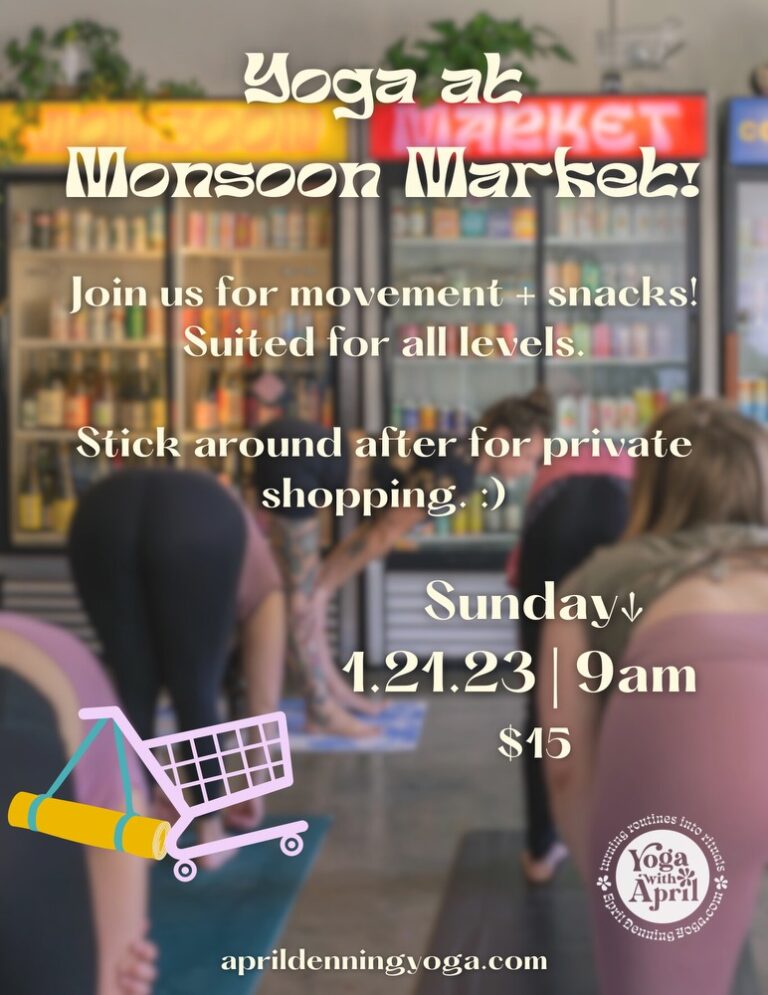 Yoga at Monsoon Market | Central Phoenix January 2024