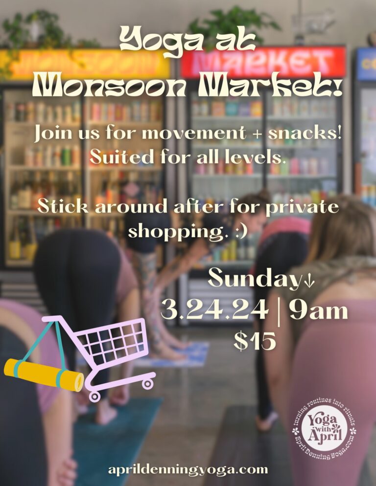 Yoga at Monsoon Market | Central Phoenix March 2024