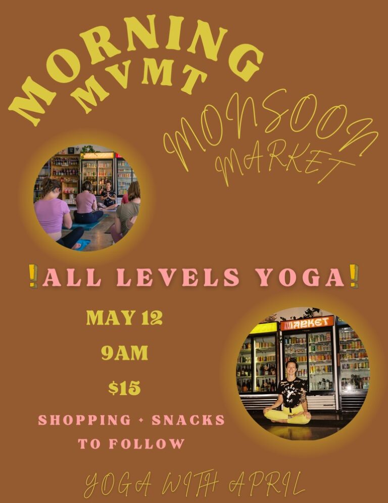 Yoga at Monsoon Market | Central Phoenix May 2024
