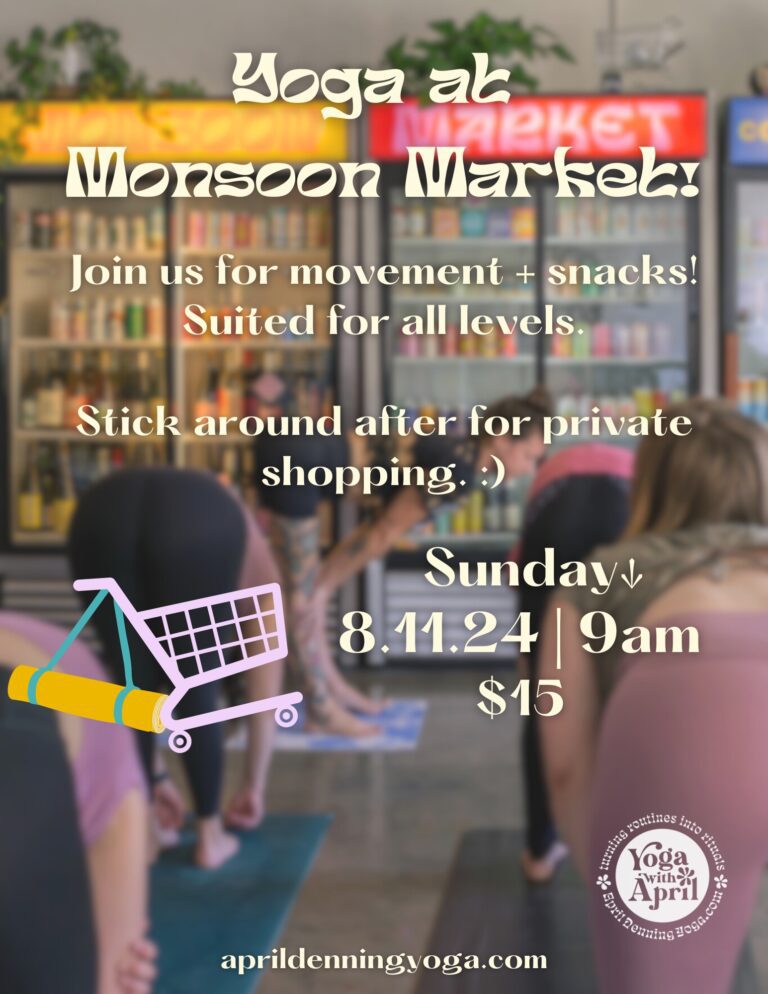 Yoga in Phoenix | Monsoon Market hosts Aug. 11th yoga flow