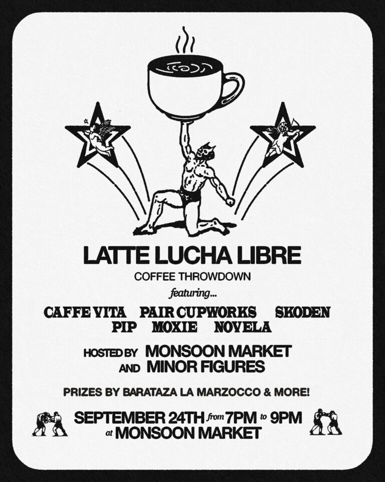 Latte Lucha Libre Coffee Throwdown