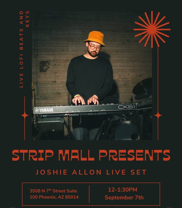 Live music at Strip Mall coffee